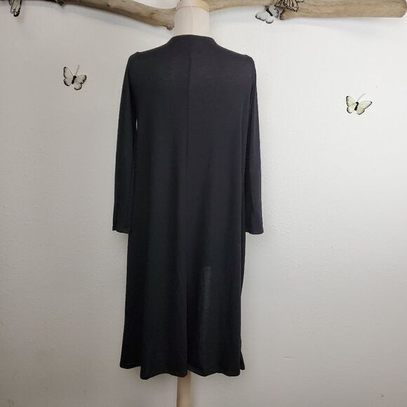 Lularoe black Sarah cardigan duster - Picture 3 of 4